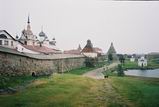 Остров Соловецкий. Вид на монастырь со стороны Святых ворот и бухты Благополучия.