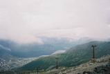 Вид с Хибин на горное озеро Большой Вудъявр