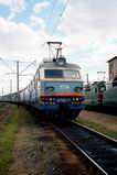 Электровоз ВЛ80тк-1285 в локомотивном депо Тайшет